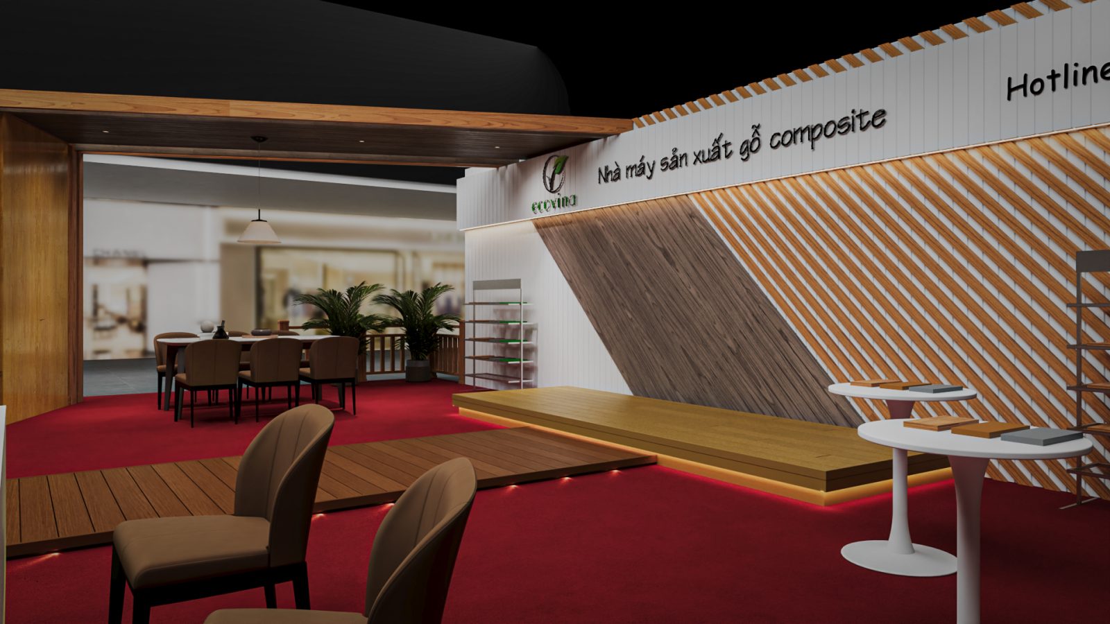 Nhà máy gỗ nhựa composite Ecovina