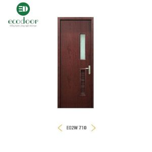 Cửa gỗ nhựa chống nước Ecodoor E02W710