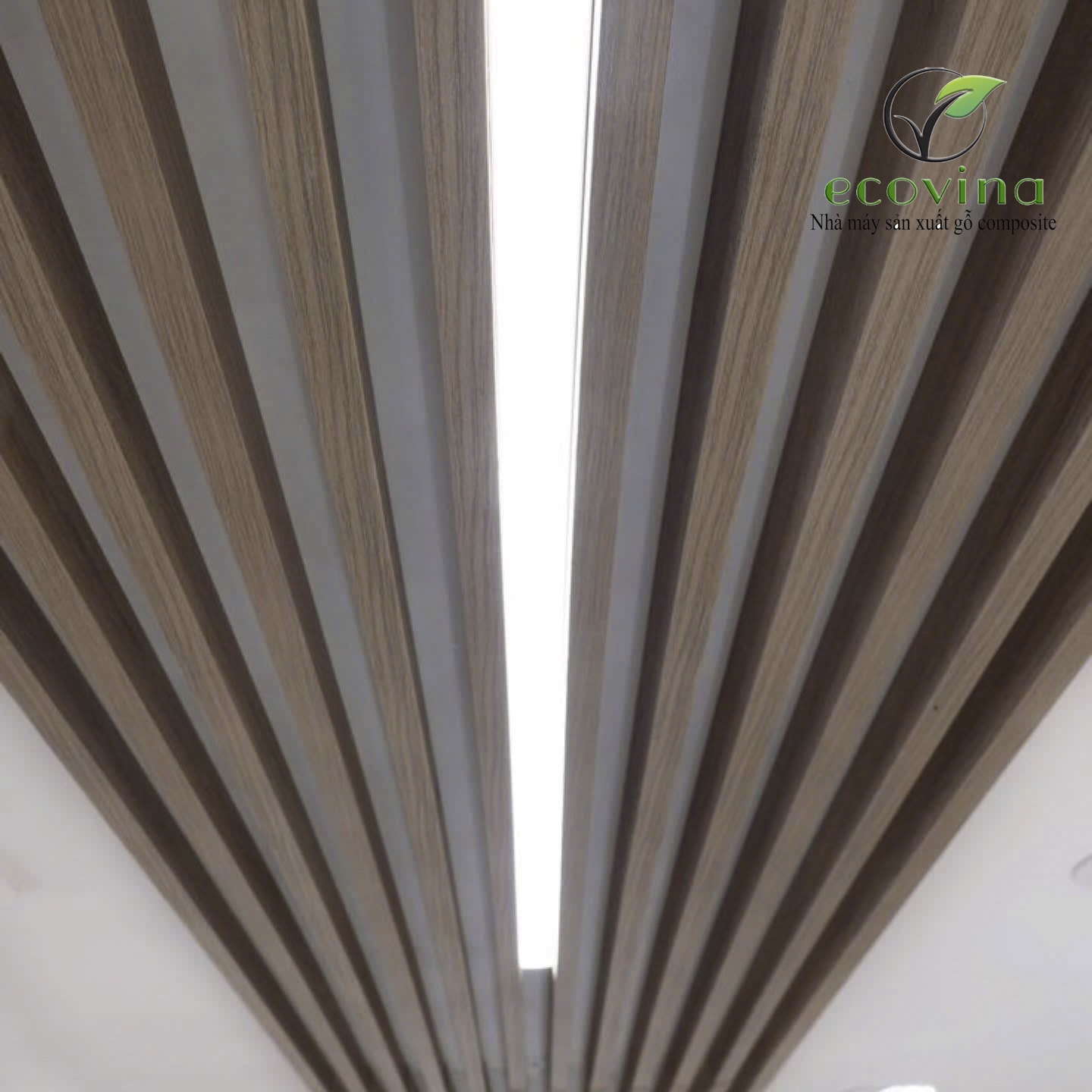 Ứng dụng của trần nan gỗ nhựa Composite Ecovina