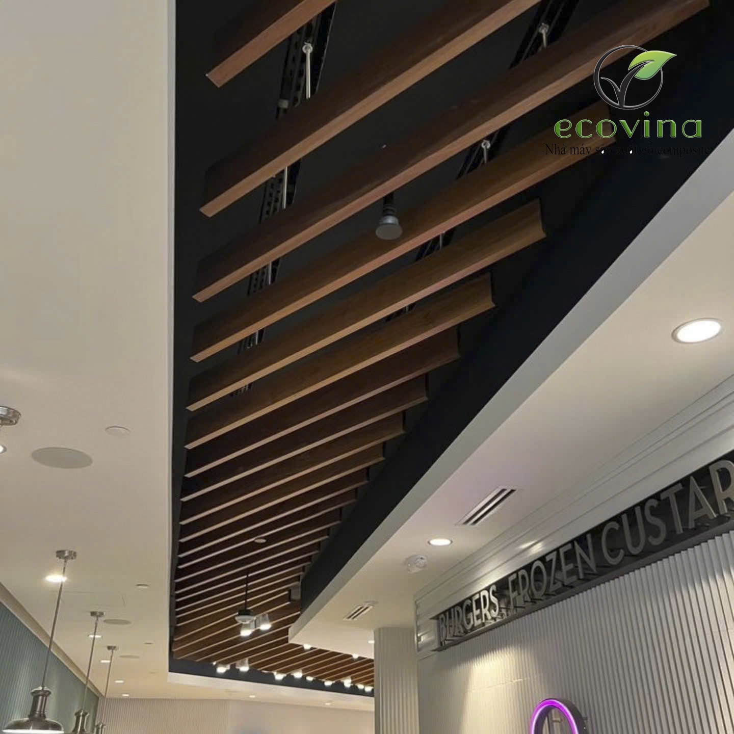Ưu điểm nổi bật của trần nan gỗ nhựa Composite Ecovina